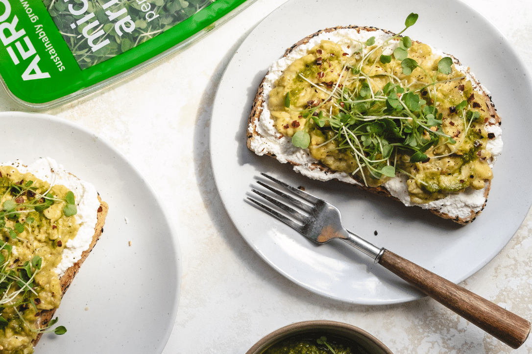 Pesto Egg Toast