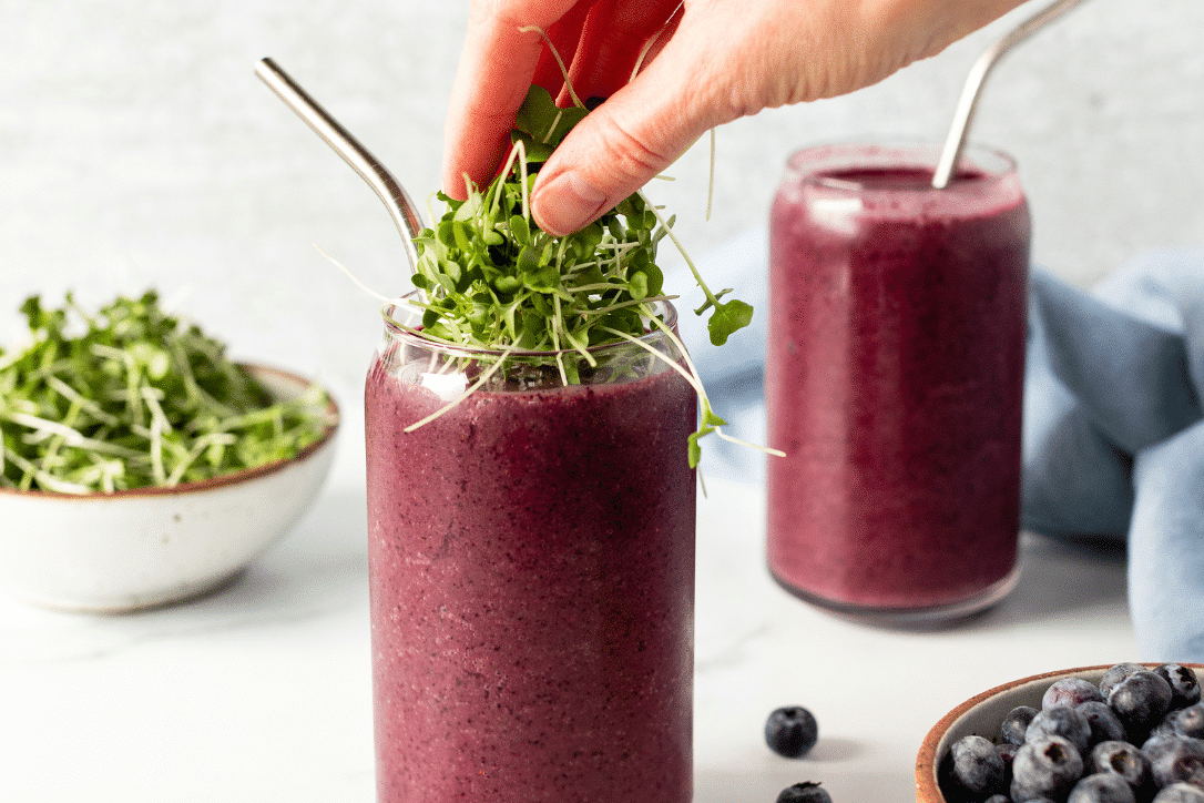 Rainbow Blueberry Smoothie