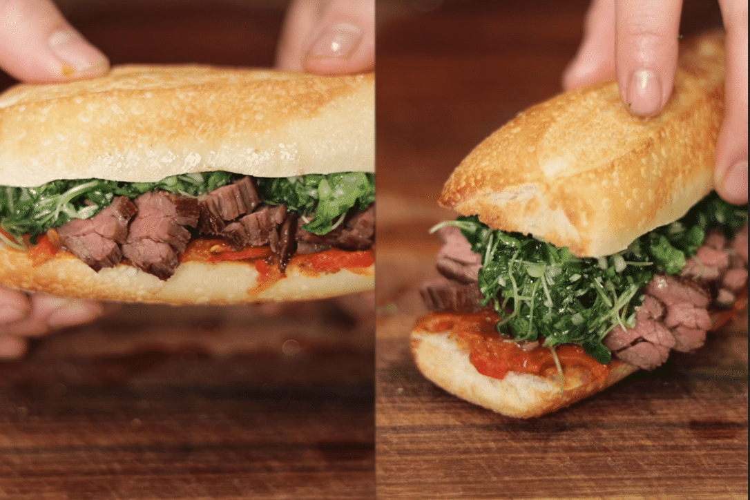 Peppery Steak Sandwich