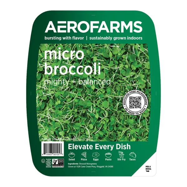 micro broccoli, AeroFarms
