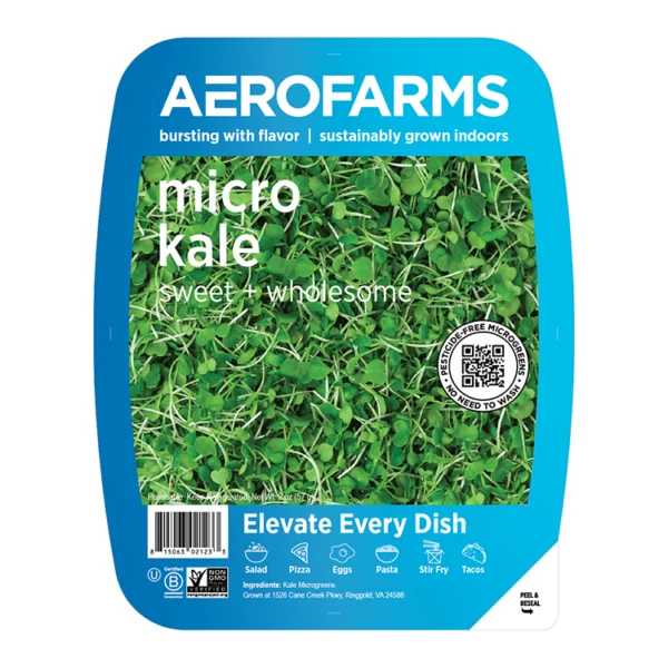micro kale, AeroFarms
