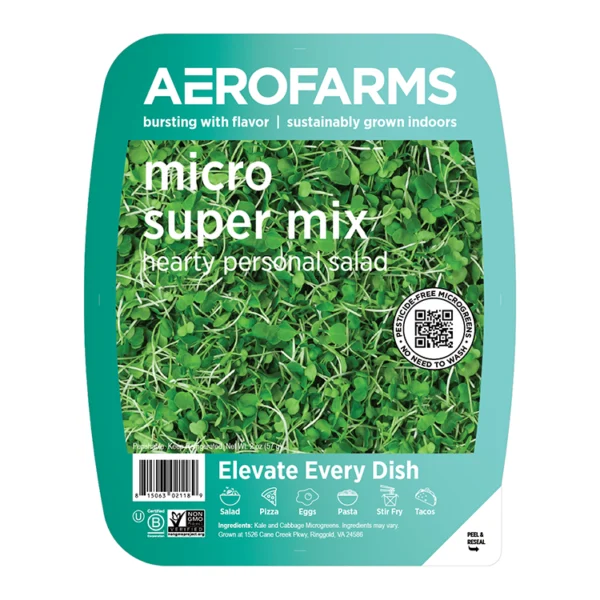 micro super mix, AeroFarms